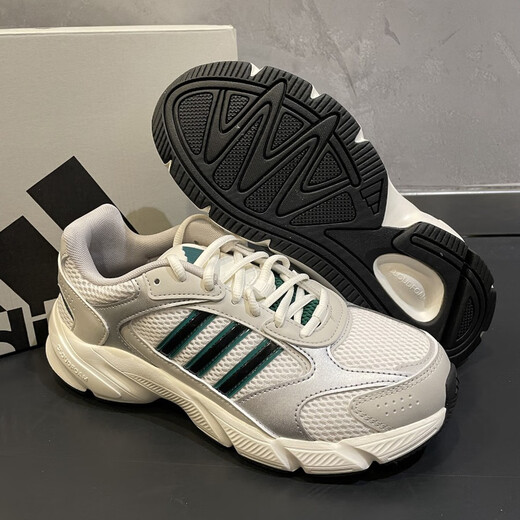 阿迪达斯 （adidas）男鞋2025夏季新款运动鞋CRAZYCHAOS 2000缓震跑步鞋休闲鞋 JS4839白色 41