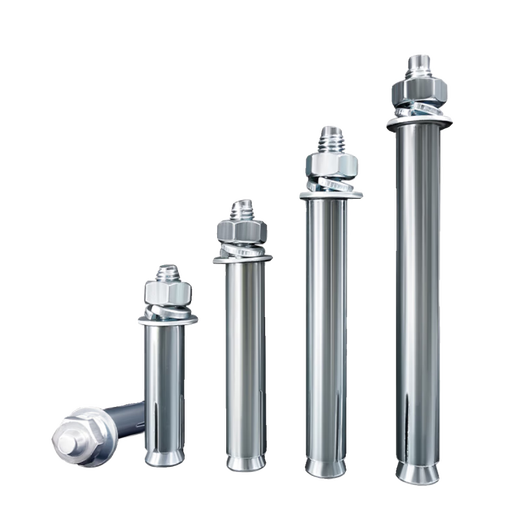 Pupan full box of the national standard expansion screw galvanized complete set of bulging and brightening length bolts. The national standard M12801 box foot 220 pieces