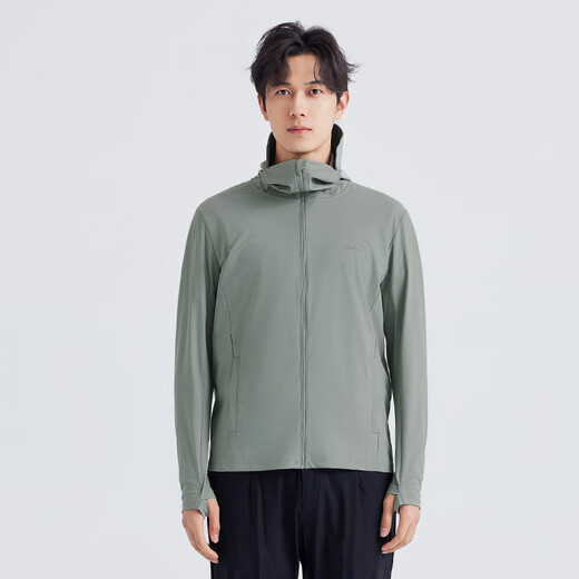 Pathfinder UPF100+ Ice Silk Sun Protection Clothing Cool Men's Outdoor Sports Summer Sun Protection Fishing Clothing Men's Young and Middle-aged Thin Style Glacier Gray XL