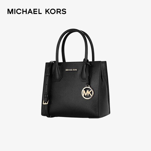 MICHAEL KORS New Year's gift luxury MK women's bag MERCER portable shoulder crossbody bag accordion bag medium black
