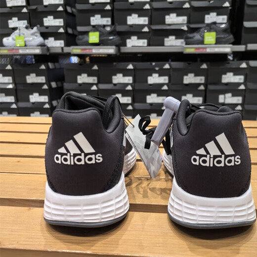 阿迪达斯（adidas）跑步鞋男鞋女鞋秋冬季新款DURAMO SL低帮运动鞋轻便透气休闲鞋 JQ9716黑色/白色/深灰 38 (235mm)