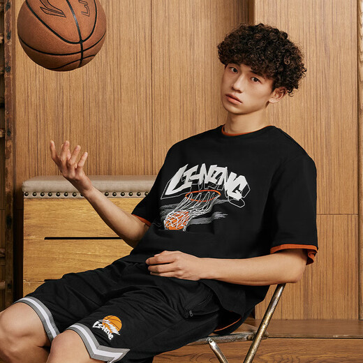 Camiseta Li Ning (Li-Enning) de secado rápido 丨 Antibacterianos fríos hombres y mujeres de manga corta Mismo estilo T de verano