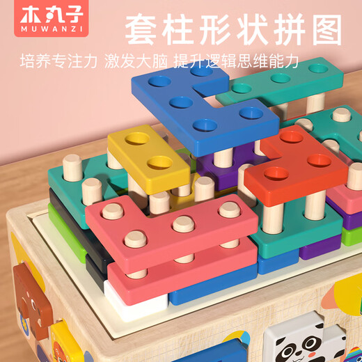 Albóndigas de madera, animales, automóvil de inteligencia geométrica, auto de compás, juguetes de educación temprana, regalos de cumpleaños para niños y niñas, decoración del hogar