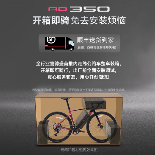Xidesheng Road Bike 2025 AD300 Adult Cycling Sports Fitness Student Speed Transmission Bike White Snake 20 Speed 510mm