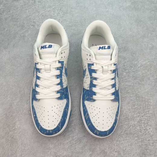 Nike (NIKE) Dunk Low Customized Colors High-end Customized Model DQ1098-348 Blue and White DQ1098-348 36 Customized Models Do not return or replace