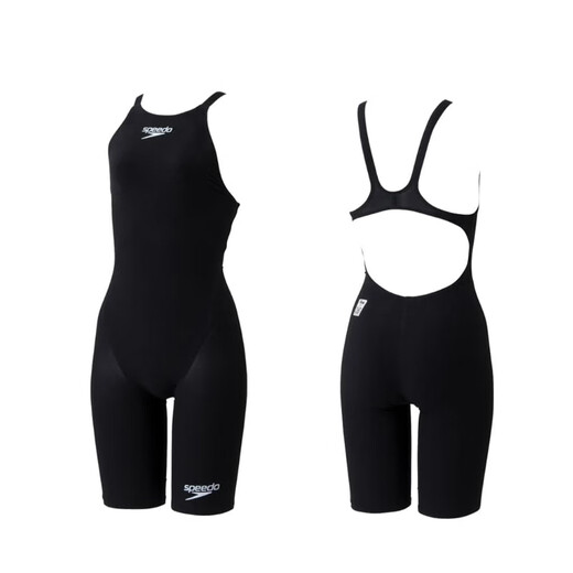 Speedo Women's Sports Badeanzug WA zertifiziertes Modell Rückenloses Knie Badeanzug SCW12101F mit Fina Mark K XXS (3S)