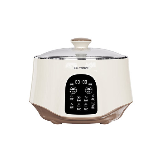 TONZE electric stew pot, water-proof stew pot, electric stew pot, soup pot, soup pot, porridge pot, bird's nest health pot, stainless steel water-proof stew pot, government subsidy GSD-253GD 2.5L