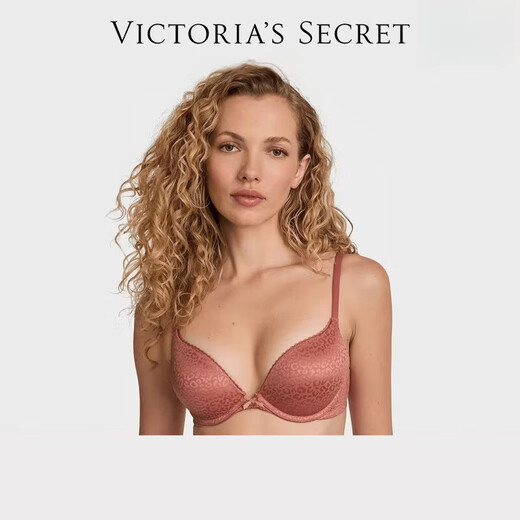 Victoria's Secret komfortables tägliches Leben mit Stahldraht Sammeln Sie BH Unterwäsche für Frauen 25 Frühlings- und Sommer Offizielle authentische 0ear Brown Red Leopard Print 70A 32A