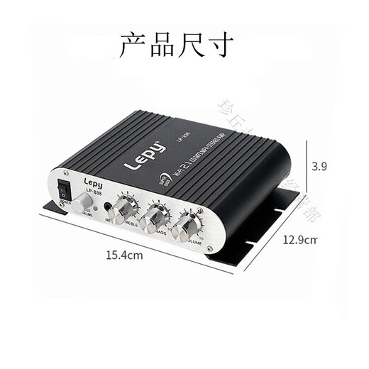 Lepy Lepai 838 Subwoofer 2.1 Channel Desktop Mini -Verstärker DC12V/220V Home verwenden Sie 838 Bluetooth -Verstärker + 12V5A Netztes Versorgung Audiokabel