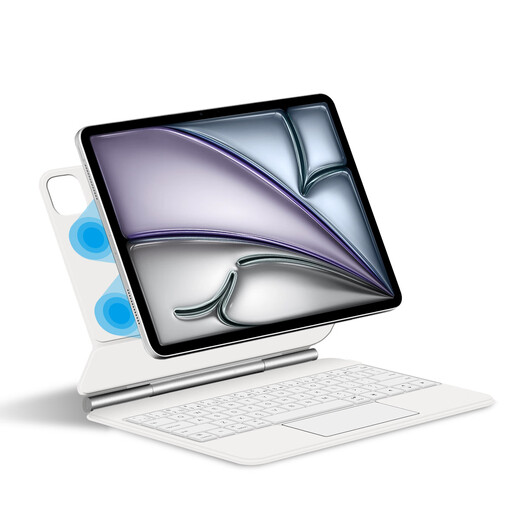 Клавиатура Magic Control Jiuyu Magic подходит для двойного подключения к контакту iPad Air M3.
