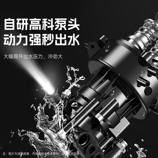 Huiduoduo car wash uses super high-pressure water gun to irrigate the ground, flower and vegetable garden, rush car, vortex booster foam car wash pump, special handheld
