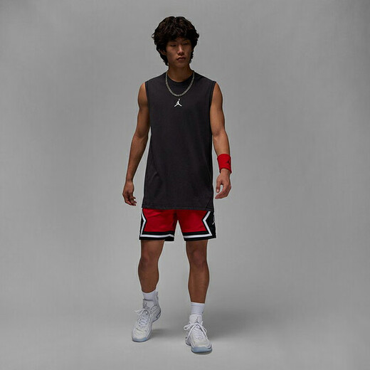 NIKE耐克DRI-FIT男速干篮球五分裤春季运动裤透气条纹短裤DX1488-687 DX1488-687 2XL