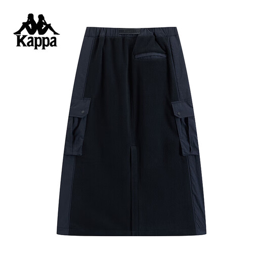 Kappa Back-to Back Herbstrock 2025 Neuer Freiluftrock für Frauen Retro-Stil Black-9902 S