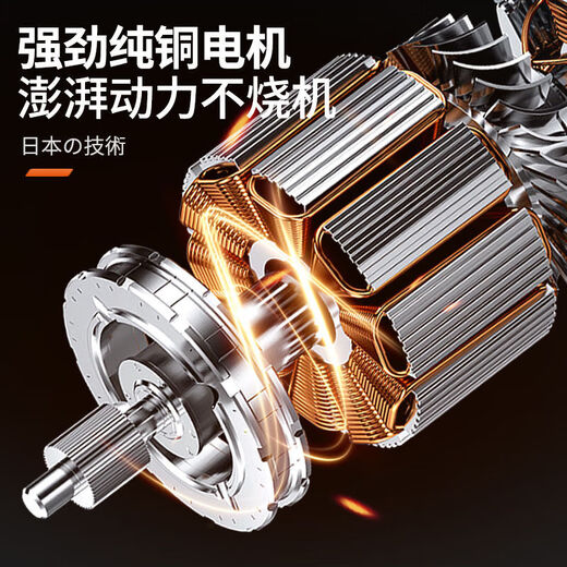 Wuyang Honda chainsaw rechargeable high-power lithium-ion chain saw small multi-functional household outdoor firewood felling saw handheld saw classic 12-inch 20-section two-electric two-chain normal