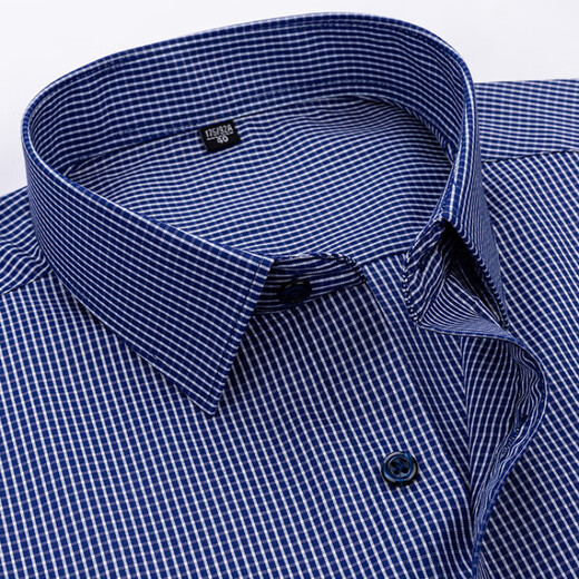 MONTAGUT 2025 chemise à manches courtes pour hommes de marque haut de gamme d'âge moyen DP pur coton vêtements de cérémonie vêtements de travail professionnels sans repassage doublure de couleur unie DX6628 41