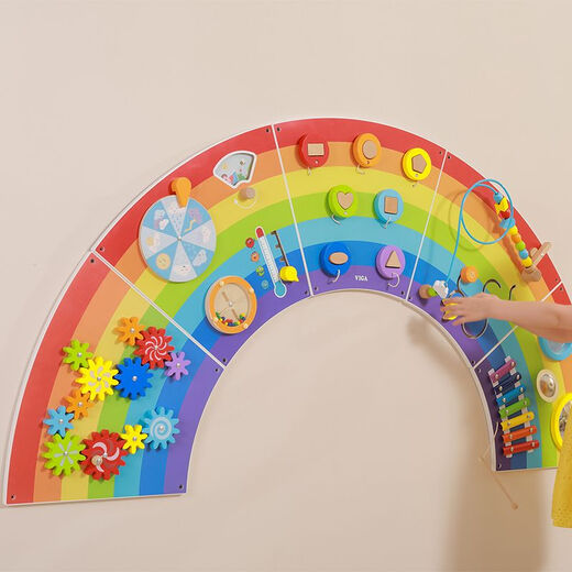 Viga Kindergarten Wandspielzeug Kinder Multifunktional Early Education Cartoon Animal Operation Board Weijia Game Board Wall Game - Unicorn