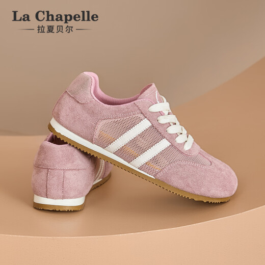 LA CHAPELLE SAPOS DE MUJERES 25 AÑOS Nuevos zapatos para mujeres Mesh Saquetas transpirables zapatos Versátiles Versátiles de entrenamiento Shoes sin pies malolientes zapatos de mujer livianos Pink xxe6628-2 38
