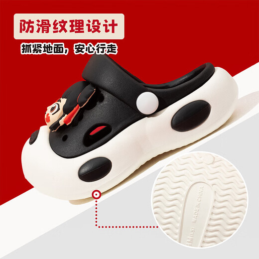 Young Hero Little Nezha Slippers Ao Bing Children's Summer Sandals for Boys and Girls Baotou Croc Shoes Beach Sandals Light Brown Nezha 6001 19 Inner Length 19cm Size 190 Suitable for Feet Length 18cm