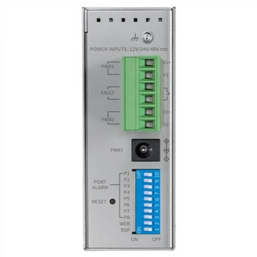 TPLINK交换机 8口千兆WEB网管导轨和壁挂安装 TL-P12200A 电源适配器12V2A