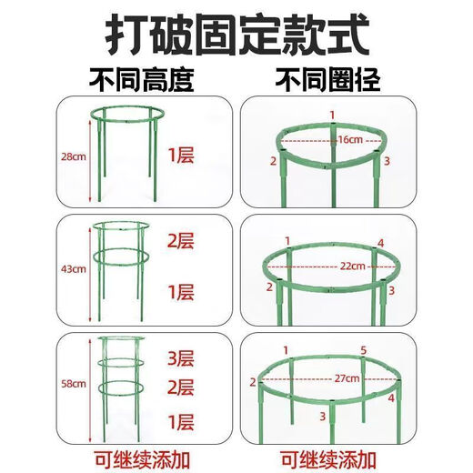 
Flower rack for home use, universal lazy crab claw orchid rack for lotus leaf guard rack for gardening potted plant splicing, easy installation [selected materials, random splicing] grab 153 pieces, essential flowers growers丨[3 layers, 18 pieces] can be stacked 8 layers