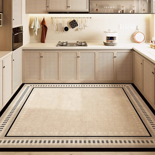 Inshang American kitchen special floor mats thickened diatomite floor oil-proof mats water-absorbent anti-slip floor mats full carpet