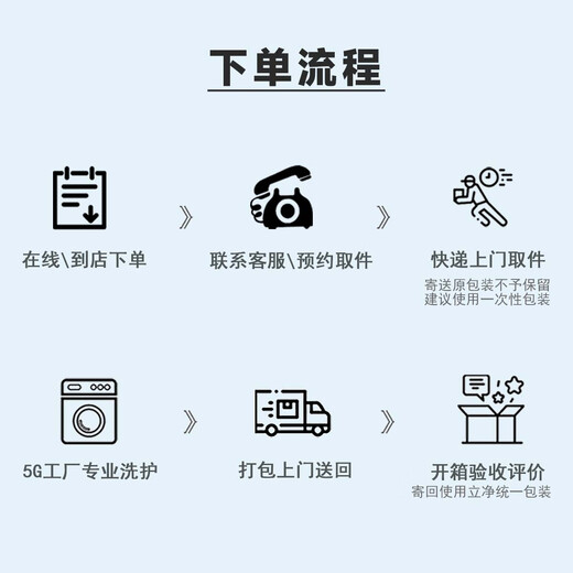 Door-to-door pick-up of cleaned clothes JD.com door-to-door pick-up service Clean down jackets/coats/shirts/suits/cotton clothes/sneakers for free Dry cleaning and washing Free pick-up and delivery Wash 5 pieces of clothes and shoes (worth 2000 yuan) 09 00-12 00 Door-to-door pick-up