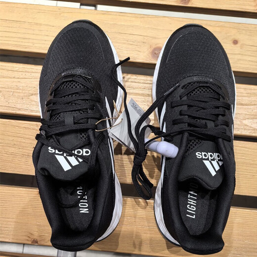 阿迪达斯（adidas）跑步鞋男鞋女鞋秋冬季新款DURAMO SL低帮运动鞋轻便透气休闲鞋 JQ9716黑色/白色/深灰 38 (235mm)