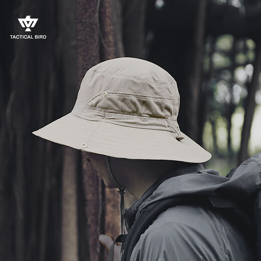 Tactical Bird (lightweight and breathable) large head circumference summer outdoor fisherman hat men's hiking and mountaineering sun protection hat women's thin sunshade fishing