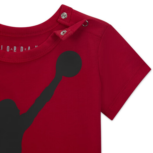 Nike (Nike) Jordan Offizieller Nike Jordan Boy Baby Jumpsuit Sommer Baby Baumwolle Freizeit und leicht zu tragen und abzuheben CK4343 687 Fitness rot 80cm 18