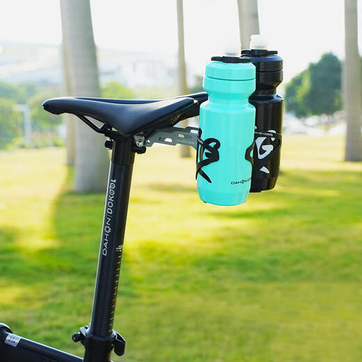 DAHON bicycle water bottle cage conversion base mountain bike road bike saddle double water bottle extension bracket double water bottle extension bracket (water bottle cage not included)