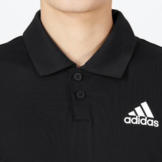 阿迪达斯 （adidas）短袖男夏季上衣休闲T恤运动训练polo衫男装 HB6224 M 135-155斤