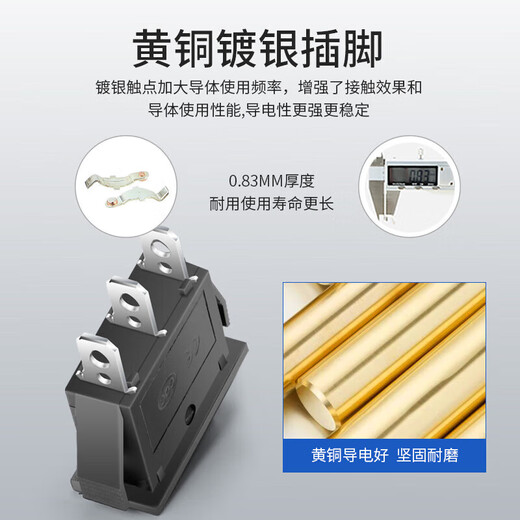 Huijun KCD3 boat switch opening 11*29mm rocker switch electrical power button 3 feet 2 levels green