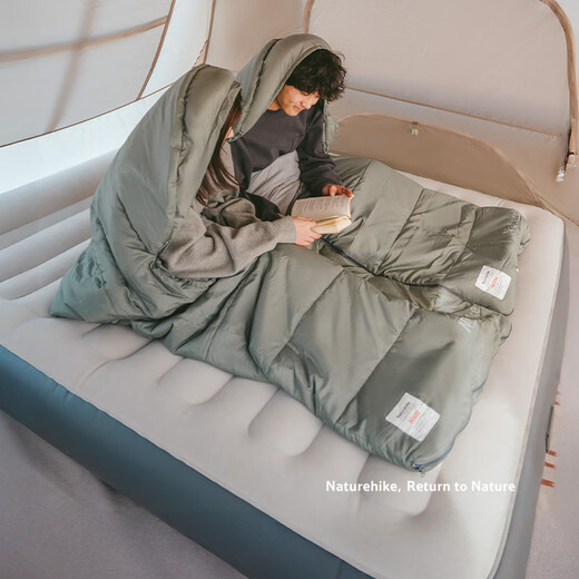 Naturehike sleeping bag adult outdoor winter thickened warm camping sleeping bag single spring and autumn indoor lunch break universal