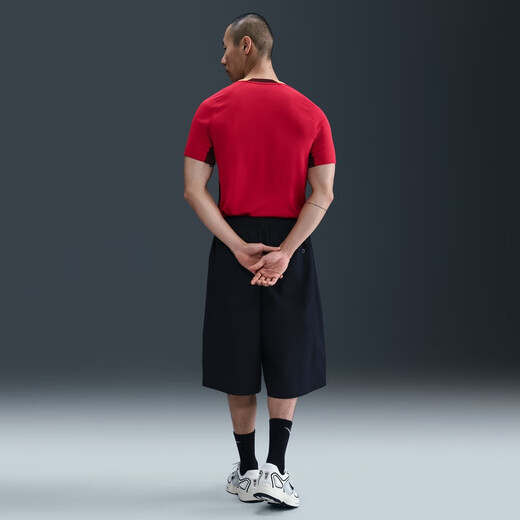 Nike (NIKE) official 2025 Chinese team men's quick-drying football jersey summer new model FZ9018 687 fitness red/bright burgundy wine red XL