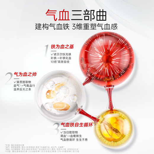 康麦斯当归黄芪铁胶囊改善缺铁性贫血 女性成人气血丸补充铁元素营养品