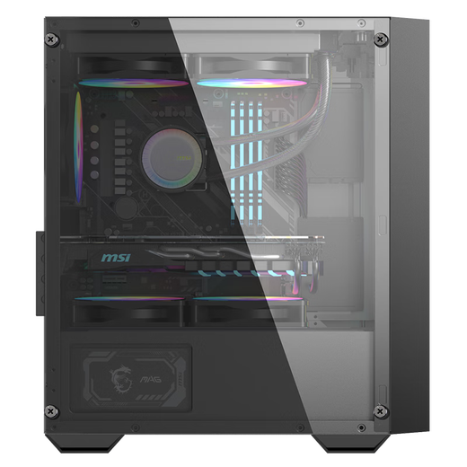 MSI Intel Core i3 12100F/RX6500XT/7650GRE/ARC B580 GRAPHICS CARD DESCTOP Assembler-Maschine Gaming E-Sports-Design Computer Host DIY Ganzmaschinenkonfiguration Eins: i3 12100F Box 丨 kartenlose Host Host Host Host Host Host