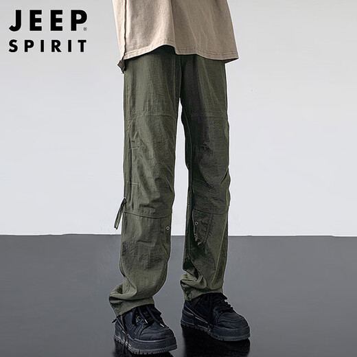 Jeep Spirit Jeep American Retro Retro Casual Pantalones de verano Pantalones de trabajo funcional de hombres Pantalones de carga al aire libre Hombres Militares Militares 3xl