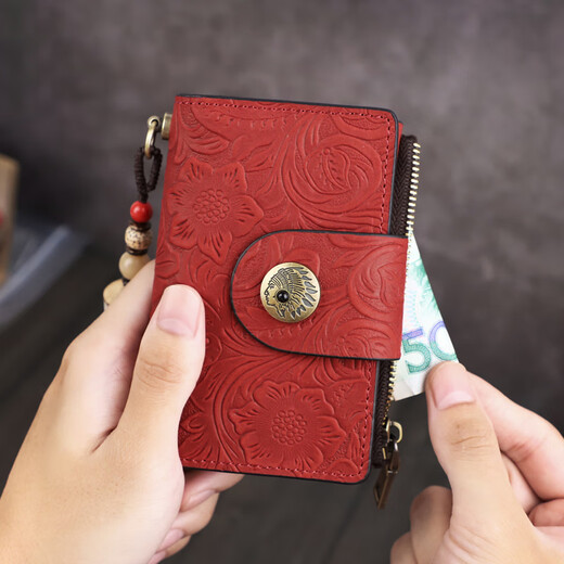 À travers Lumière Luxury Marque Vérineuse en cuir véritable sac, sac de clés en cuir masculin et femme à coupon multifonction du portefeuille de cartes de cartes de grande capacité