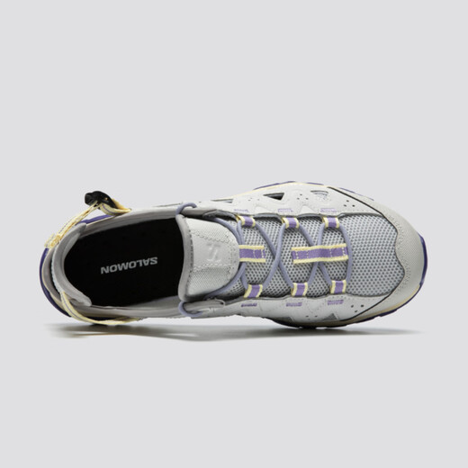 Salomon women's urban light outdoor comfortable and breathable gripping summer slippers sports and casual beach wading shoes ALHAMA gray 477867 4 (36 2/3)