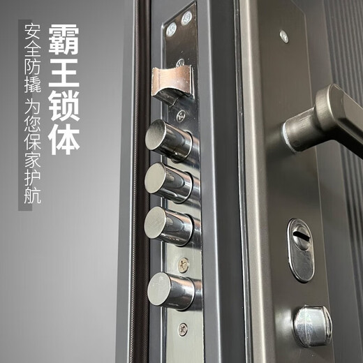 福家福防盗门入户门钢制门出租房门家用安全门气窗门进户门单门子母门工程门免费安装 2050*1050内外开（包邮包安装） 机械锁