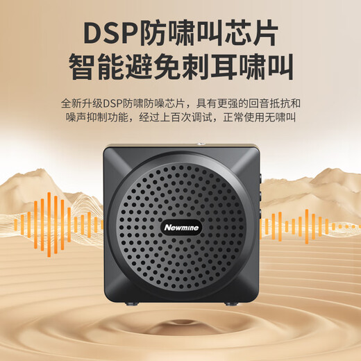 Newman U-238 Little Bee Amplifier Teacher's Special Wireless Lavalier Teaching Speaker Tour Guide Explains Outdoor Portable Megaphone High Volume Bluetooth Speaker Dual Microphone