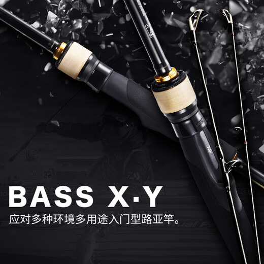 达亿瓦（DAIWA）BASS X Y路亚竿路亚钓鱼竿碳素泛用微物路亚远投钓竿 2.03m 682MLS.Y（2.03米中软调直