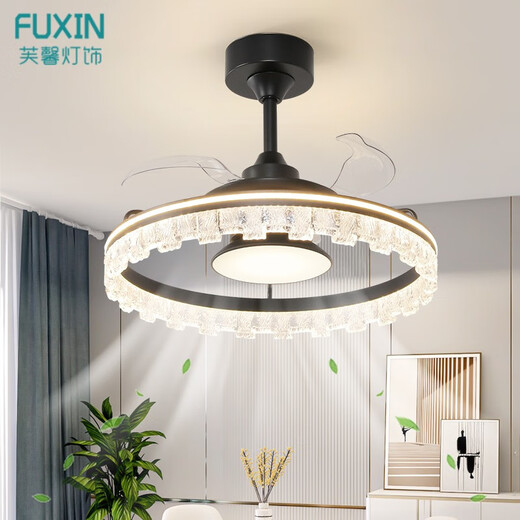 Fuxin 2025 Neues Lüfter leichter Schlafzimmer leichte minimalistische Esszimmer Deckenlüfter Leichtdanach Elektrische Lüfter Licht Zhongshan Lamp
