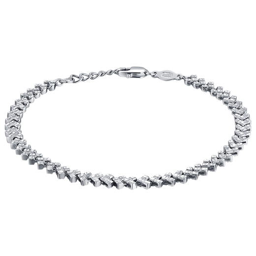 Gold Supreme Platinum Bracelet Women's Versatile Fishbone Bracelet PT950 Platinum Bracelet Gift Birthday Gift Price 8.61g