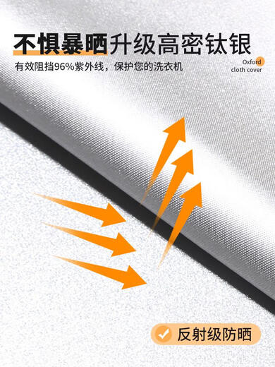 小冰人波轮洗衣机防晒防水罩布防尘防雨上开盖布小天鹅海尔美的通用保护 BLXYZ3291 S码豪华款-升级加厚防水防