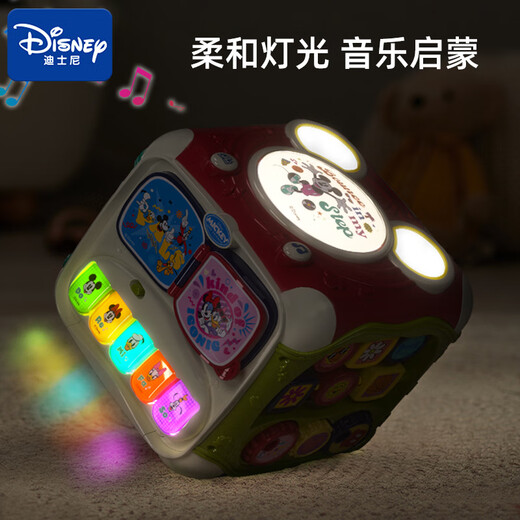 Disney Disney Jährtes Geschenk Baby Jahrtätiges Geburtstagsgeschenk Girls Geburtstagsgeschenk Boy Baby Spielzeug High-End-Geschenkbox [Batteriemodell] Multifunktionale sechsseitige Magic Box