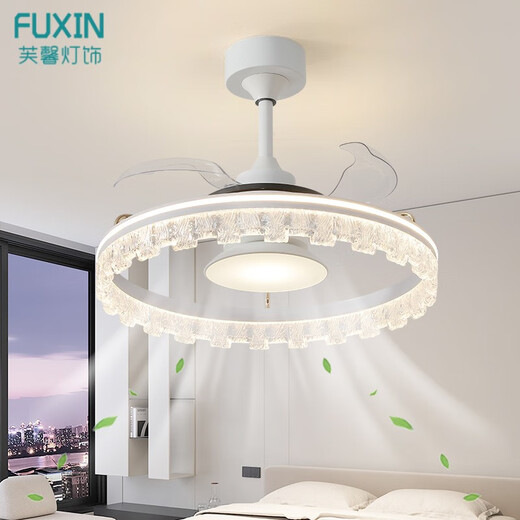 Fuxin 2025 Neues Lüfter leichter Schlafzimmer leichte minimalistische Esszimmer Deckenlüfter Leichtdanach Elektrische Lüfter Licht Zhongshan Lamp