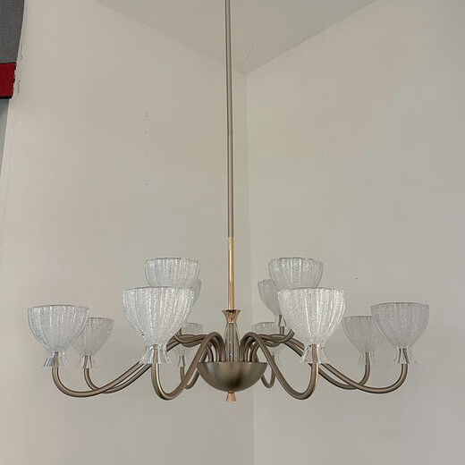 Opp -Beleuchtung; Opple OPP-Beleuchtung Opple2025 Neue Vergangenheit Lighting 9227 High-End Physical Modern Wohnzimmer Esskronleuchter Wohnzimmer 12 Köpfe dreifarbige unbegrenzte Fernbedienung