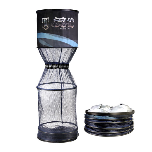 Tianyuan Wuhan Langjian Fish Protector Fishing Net Bag Rubberized Anti-hanging Quick-drying Wear-resistant and Dirty Resistant Fish Net Bag Fishing Protector 220cm 2.2m 35* Matte at the cloth head, more