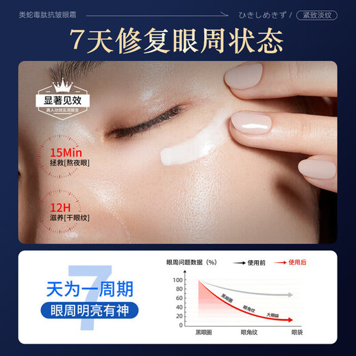 BEAUTY NOTES snake venom eye cream dilutes fine lines lift tighten dark circles 50-year-old mother removes eye bags severe eye bags men and women